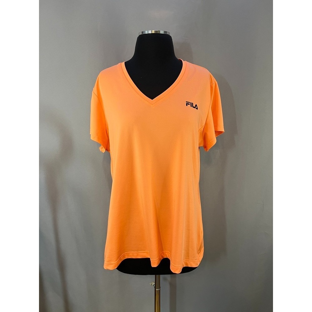 FILA Ladies' V-Neck Tee Light purple XXL
